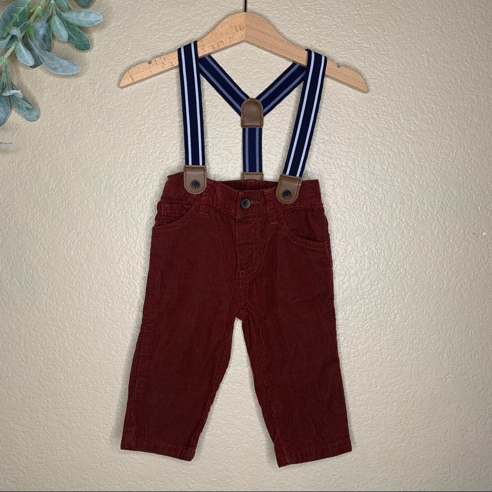 Gymboree ~ Corduroy Pants with Suspenders
